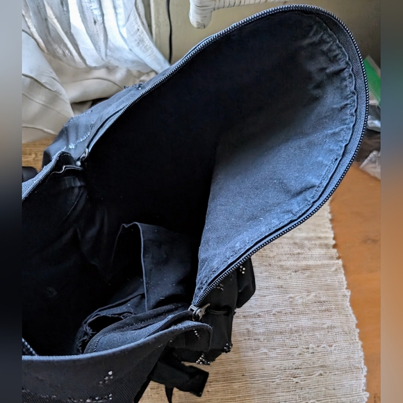 RARE!! BALENCIAGA Rhinestone Eiffel Tower Embellished  Authentic Backpack - Picture 4 of 5